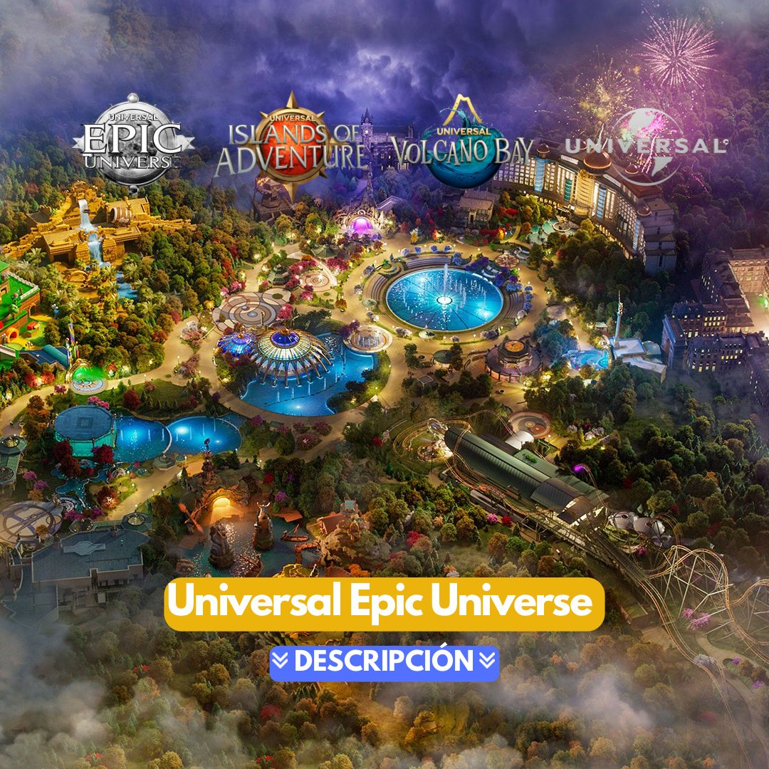 1 DIA UNIVERSAL STUDIOS + 1 ISLAND OF ADVENTURE + 1 DIA EPIC - ADULTO