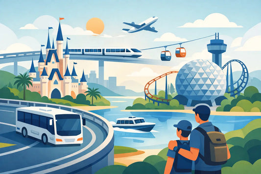 Cómo moverse entre parques en Orlando