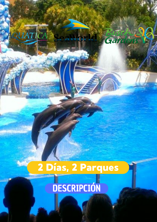 SEAWORLD 2 DIAS - CLIC EN EL BOTON DE WHATSAPP PARA MAS INFORMACION! TARIFAS DESDE...