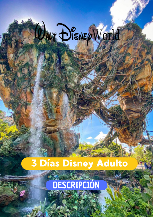 DISNEY 3 DIAS  + REGALO ADULTO - CLIC EN EL BOTON DE WHATSAPP PARA MAS INFORMACION! TARIFAS DESDE...