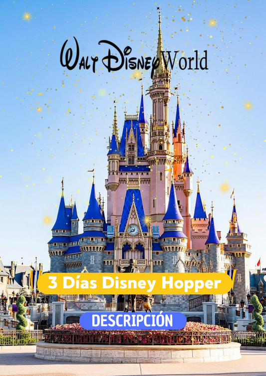 DISNEY HOPPER 3 DIAS - CLIC EN EL BOTON DE WHATSAPP PARA MAS INFORMACION! TARIFAS DESDE...