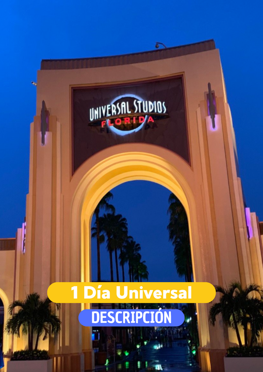 1 DIA UNIVERSAL - CLIC EN EL BOTON DE WHATSAPP PARA MAS INFORMACION! TARIFAS DESDE...