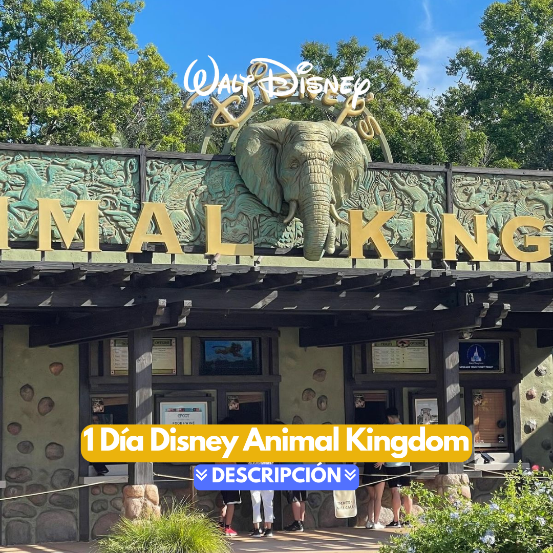 Disney  Animal Kingdom 1 Dia LLAMAR PARA VERIFICAR COSTO Y DISPONIBILIDAD AL +1 407-557-8587