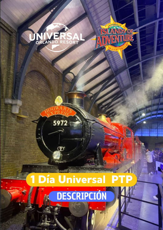 1 DIA UNIVERSAL PTP - CLIC EN EL BOTON DE WHATSAPP PARA MAS INFORMACION! TARIFAS DESDE...