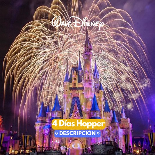 DISNEY HOPPER 4 DIAS LLAMAR PARA VERIFICAR COSTO Y DISPONIBILIDAD AL +1 407-557-8587