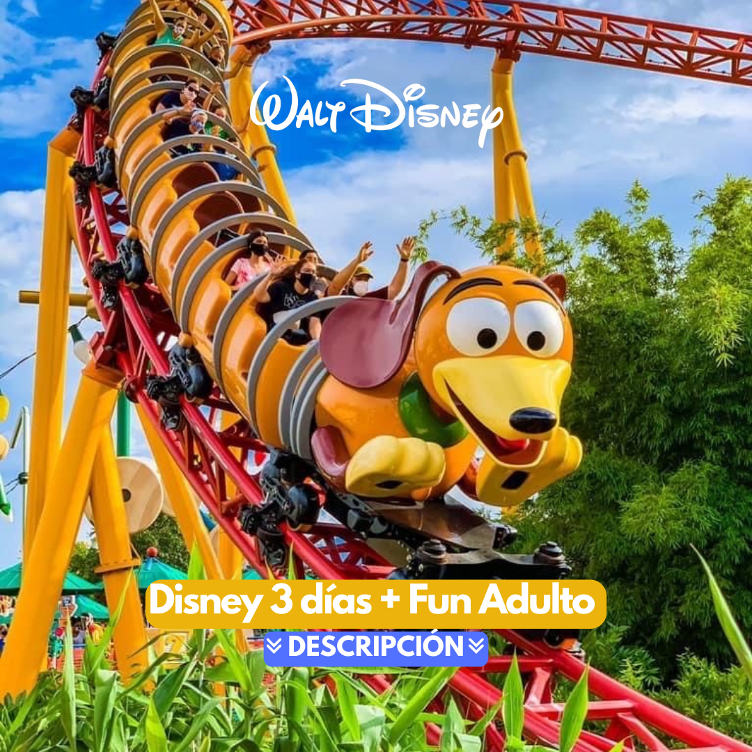 DISNEY 3 DIAS + OBSEQUIO