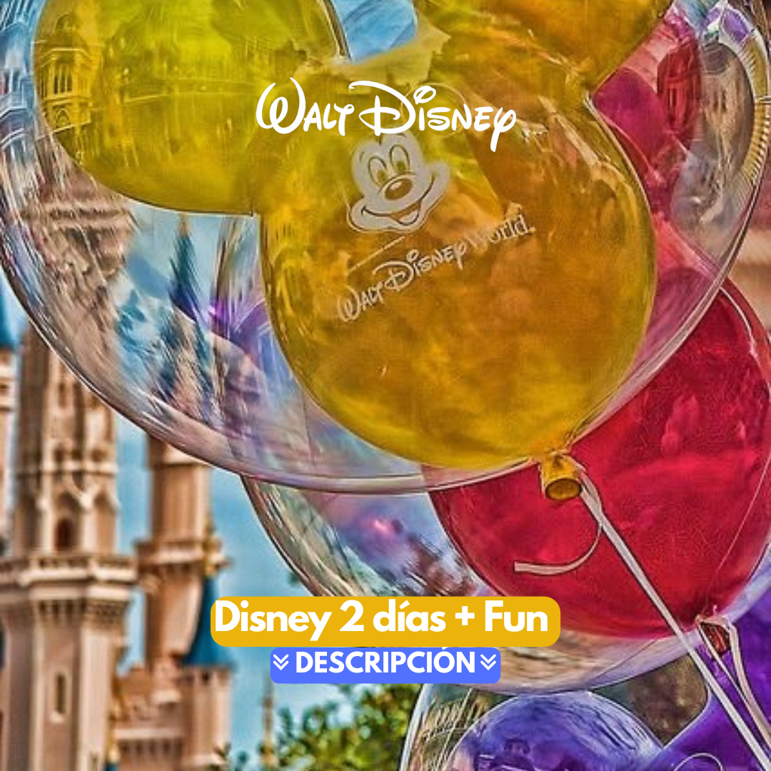 DISNEY 2 DIAS + OBSEQUIO